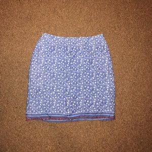 Blue skirt